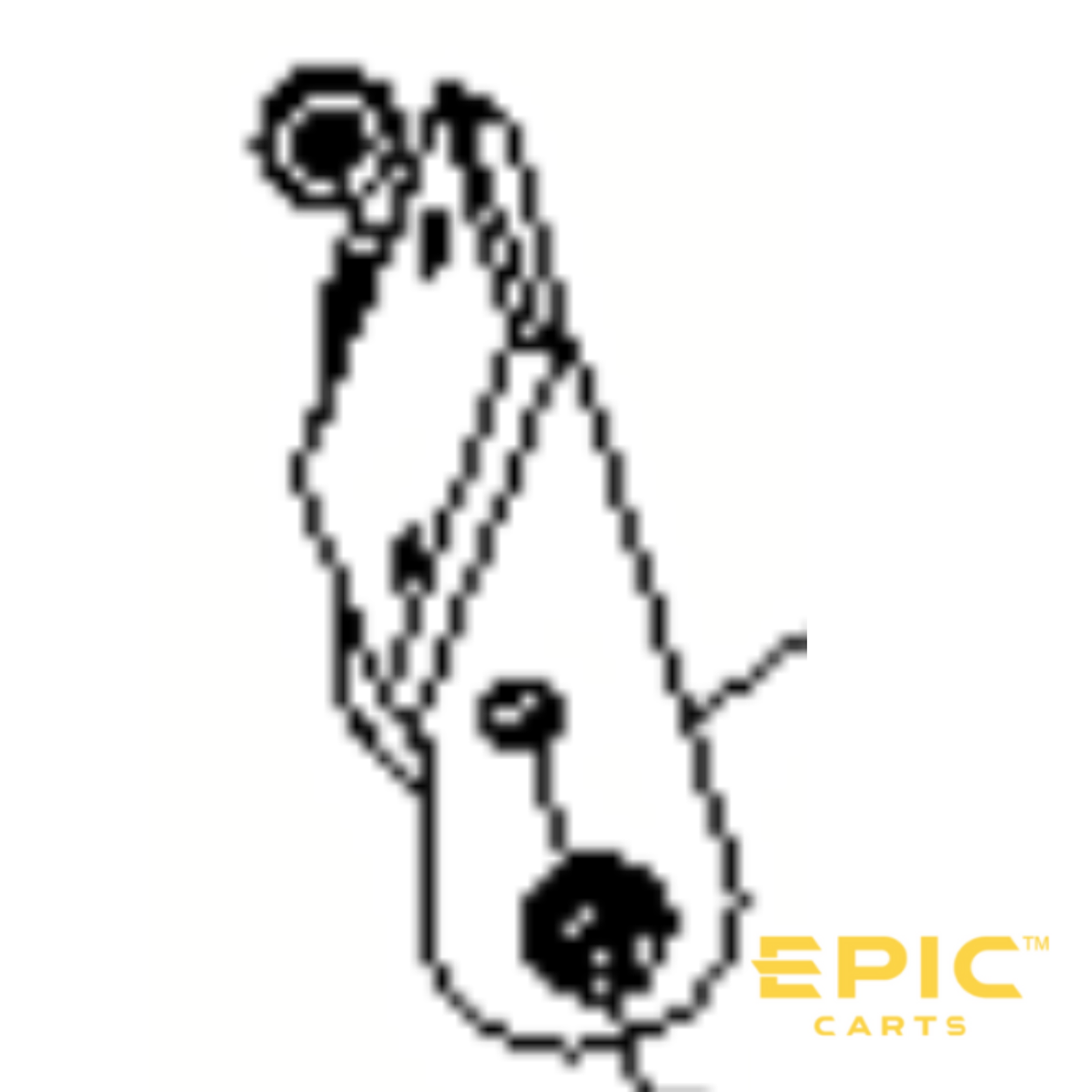 Central Control Door Lock Fixing Plate for EPIC E20FX, E40FX & E60FX Golf Carts