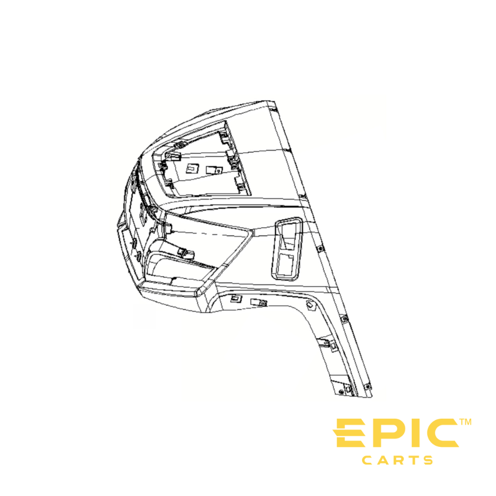 Front Cowl for EPIC E20FX, E40FX & E60FX Golf Carts