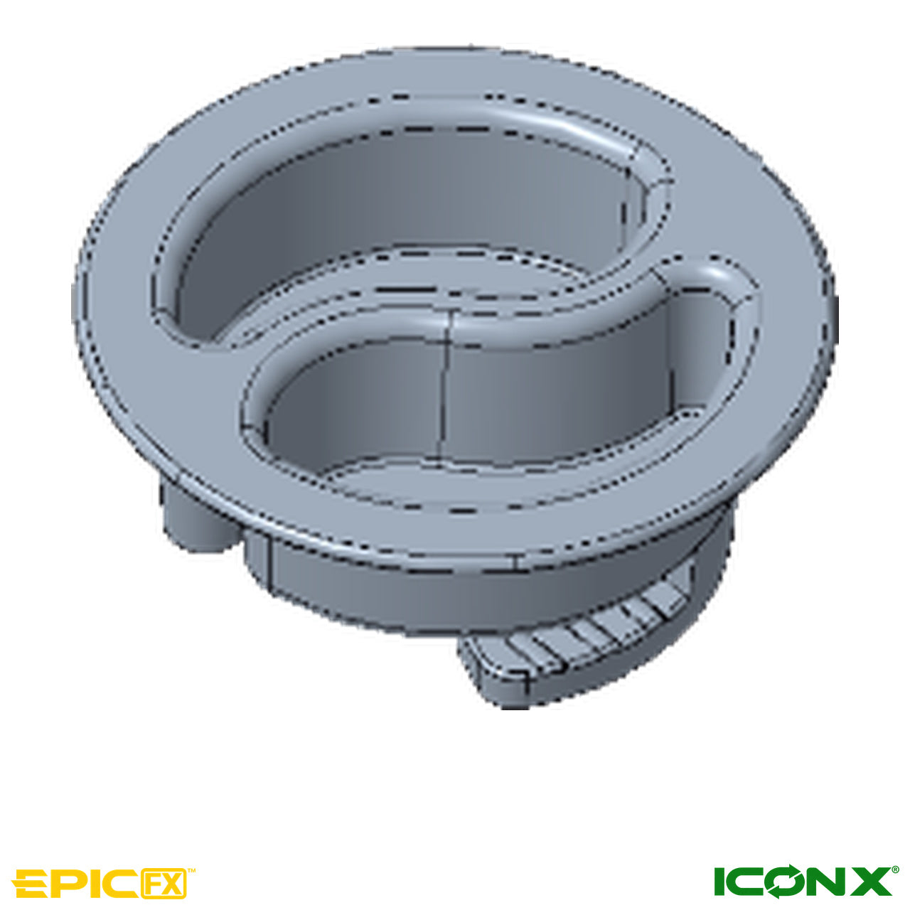 Rear Trunk Cap for ICON i40FX & EPIC E40FX Golf Carts