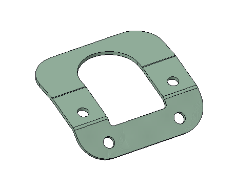 Rear Trunk Reinforcing Plate for EPIC E40FX Golf Carts