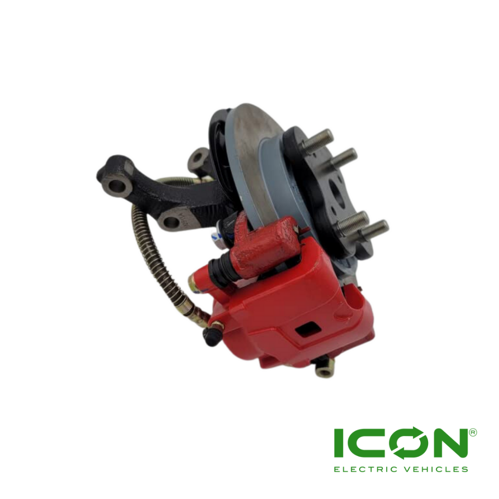 Driver Side (Left) Front Disc Brake Assembly for Lifted ICON i40L, i40FL & i60L Golf Carts