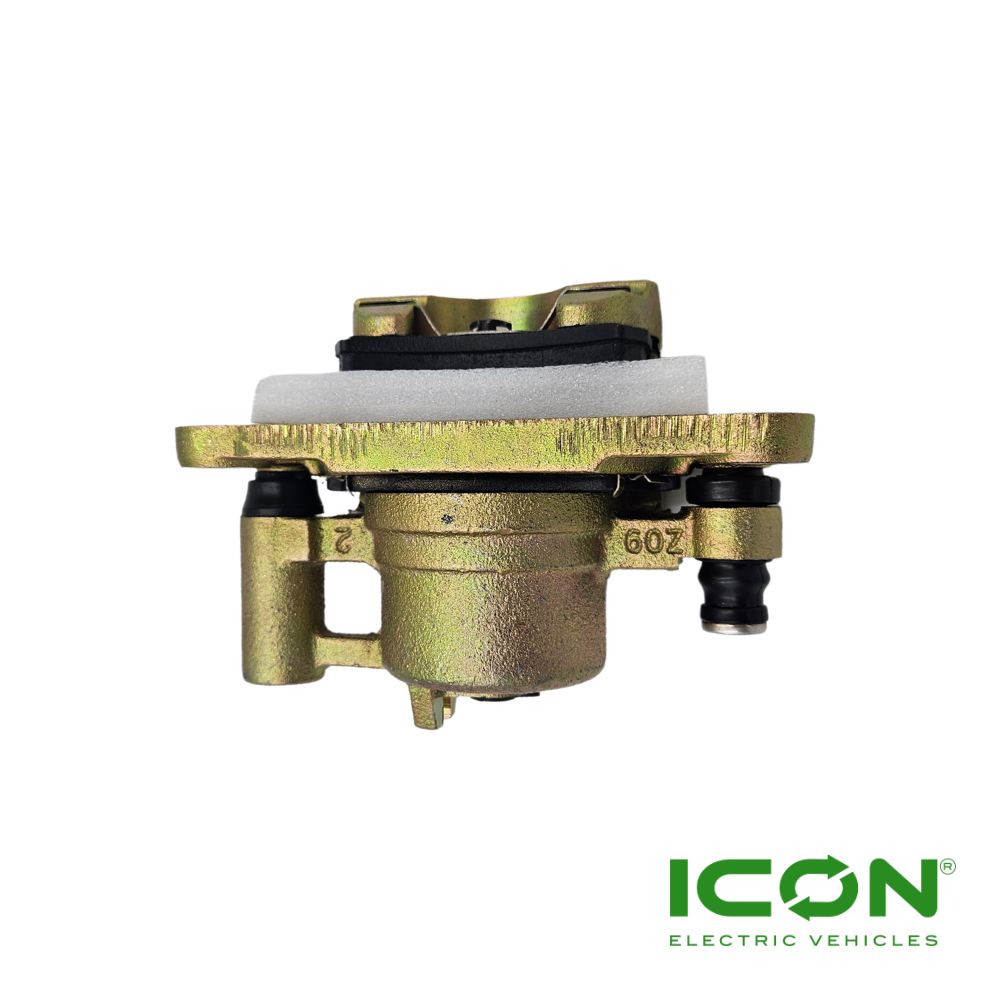 Passenger Side (Right) Standard Front Brake Caliper with Pads for ICON Golf Carts