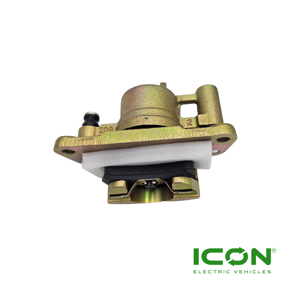 Passenger Side (Right) Standard Front Brake Caliper with Pads for ICON Golf Carts