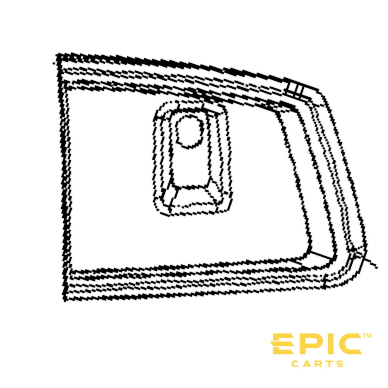 Passenger Side (Right) Glove Box Cover for EPIC FX Golf Carts