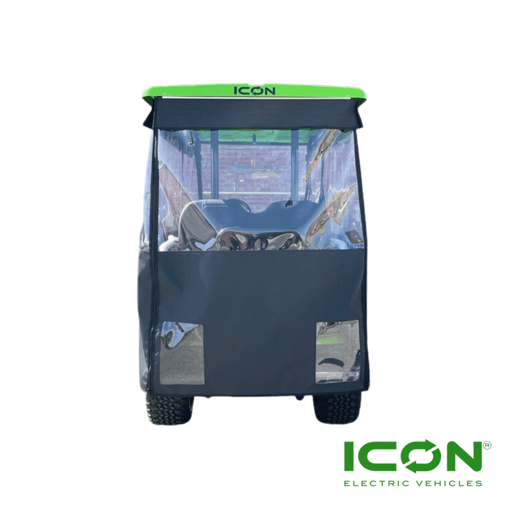 Sunbrella Jet Black Track Enclosure for ICON i40, i40L, ECO i40 & G40 Golf Carts