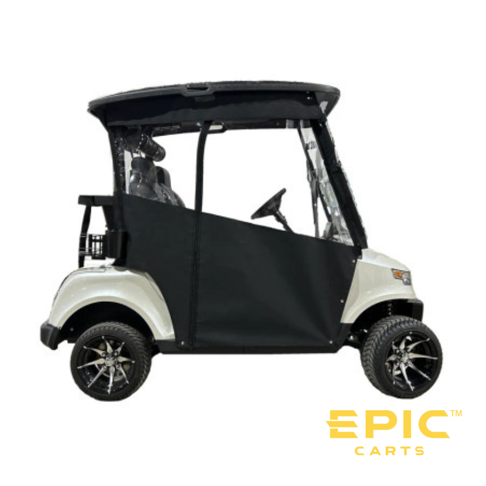 Sunbrella Jet Black Track Enclosure for EPIC E20 Golf Carts
