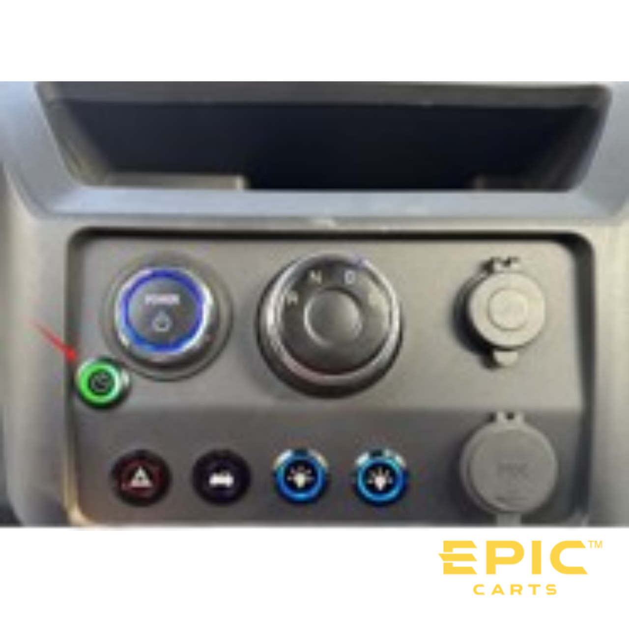 Turn Off Button Kit for EPIC FX & ICON X Golf Carts
