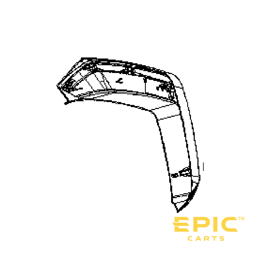 Driver Side (Left) Front Fender Flare for EPIC FX Golf Carts