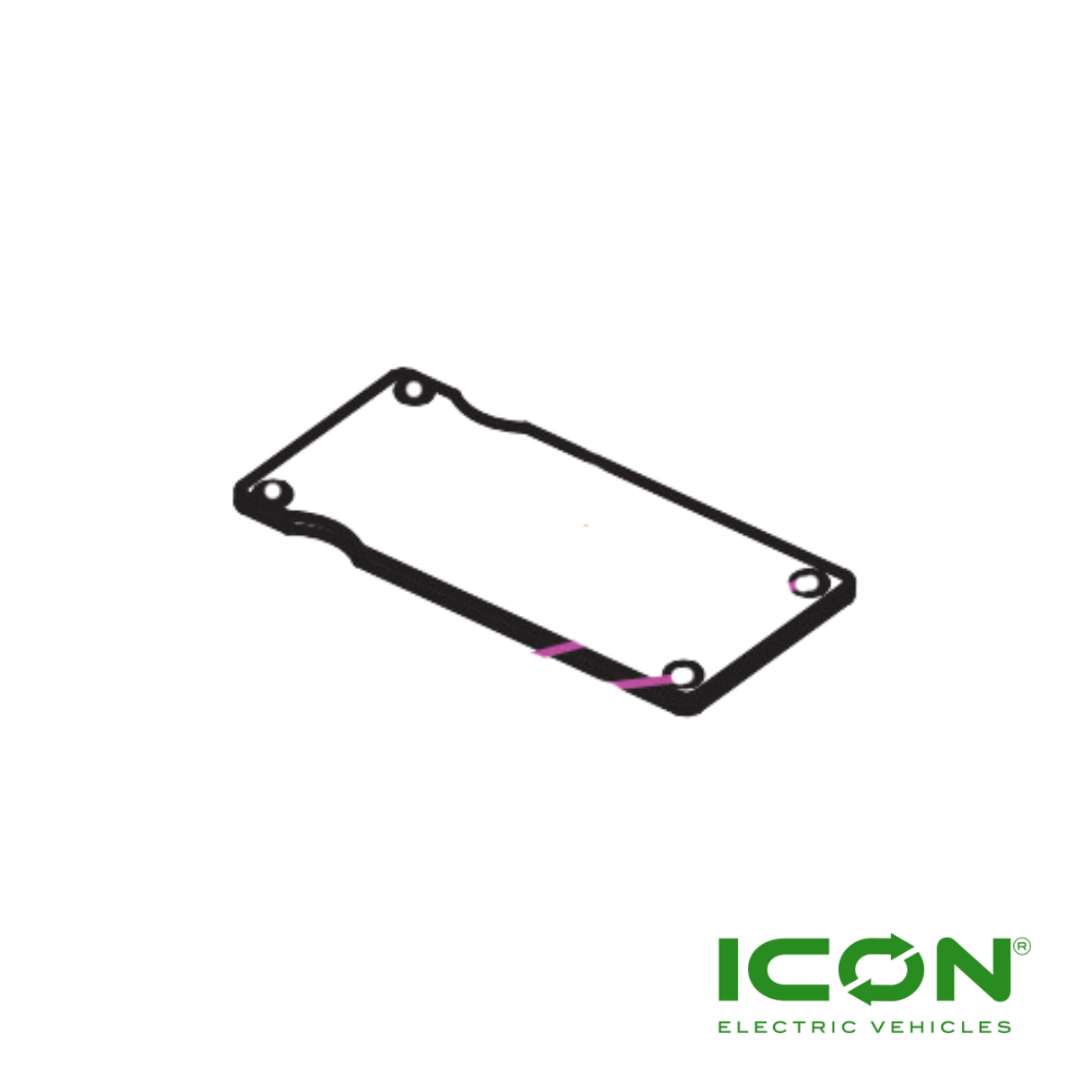Folding Seat Ball Bag Holder Attachment Plate (Electric + Spray) for ICON Golf Carts