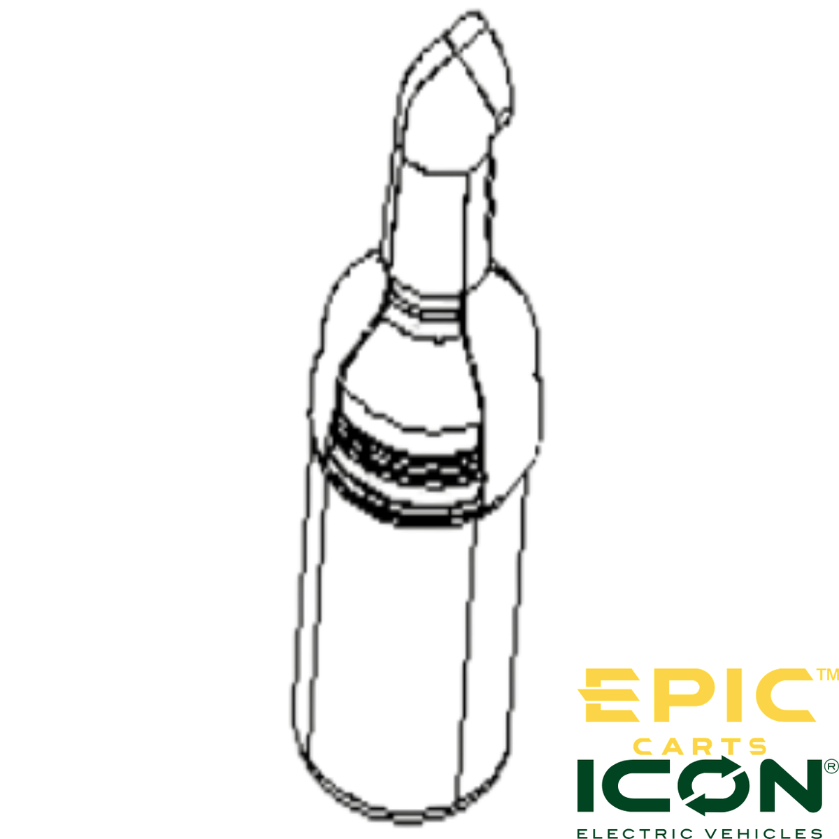 Sand Bottle for EPIC E20, E20FX, E40FX & ICON i20X Golf Carts