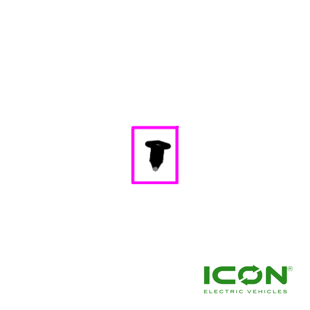 Round Head Plastic Pull Stud for ICON Golf Carts (20 Pack)