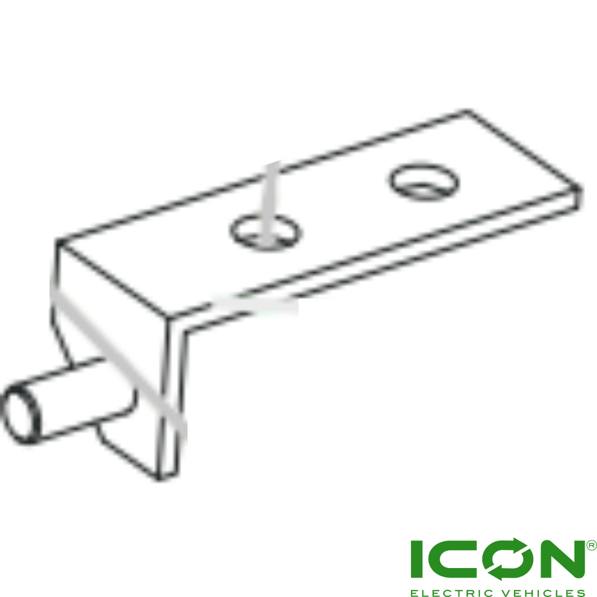 Driver Side (Left) Tailgate Hinge for ICON Golf Carts