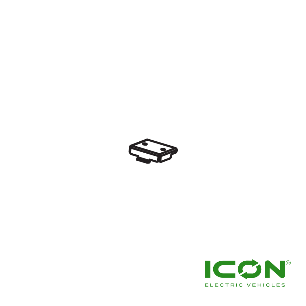 Upper Seat Cushion Hinge for ICON-HD & ICON EV i20, i20L, i40, i40L Golf Carts