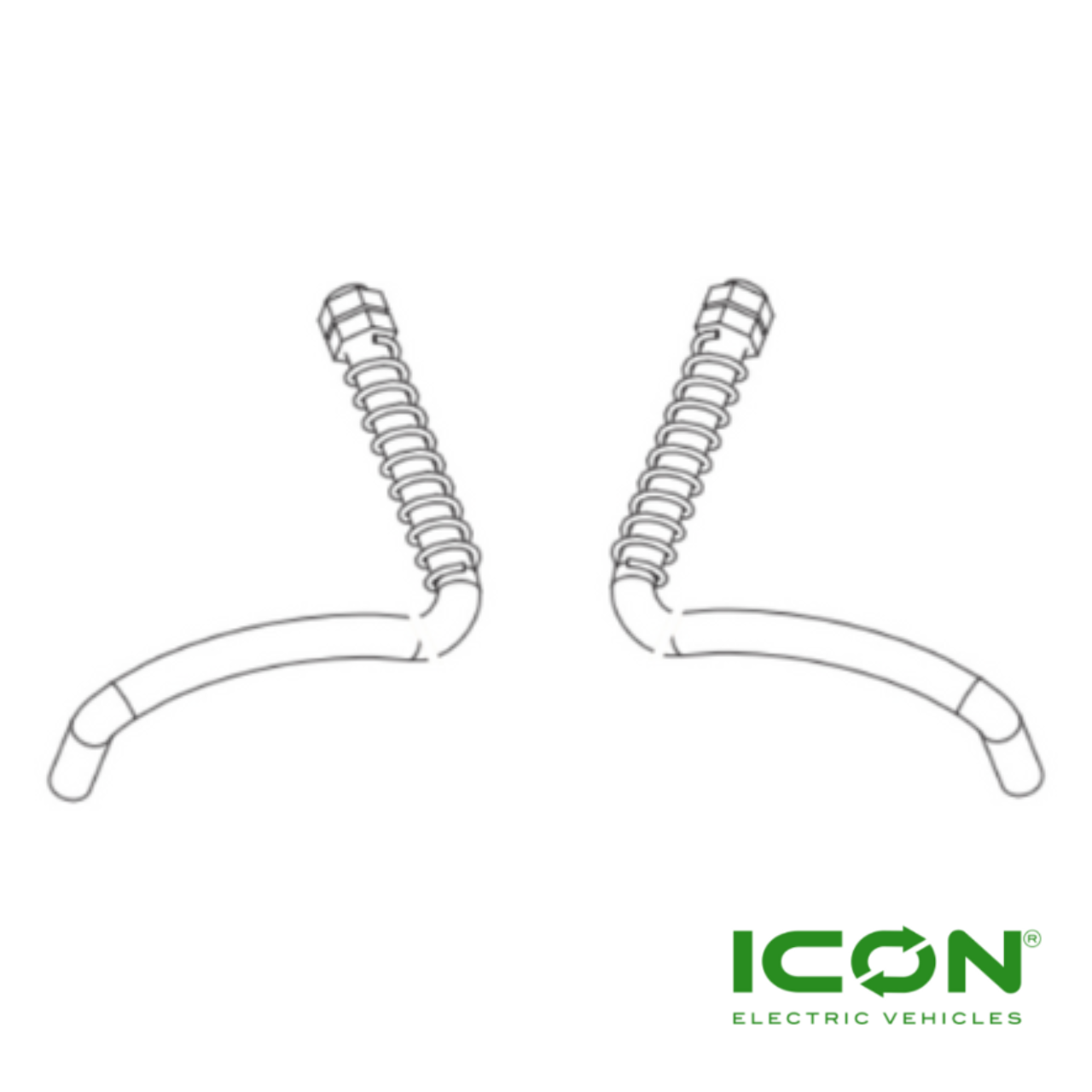 Cargo Box Handles for ICON Golf Carts (Set of 2)