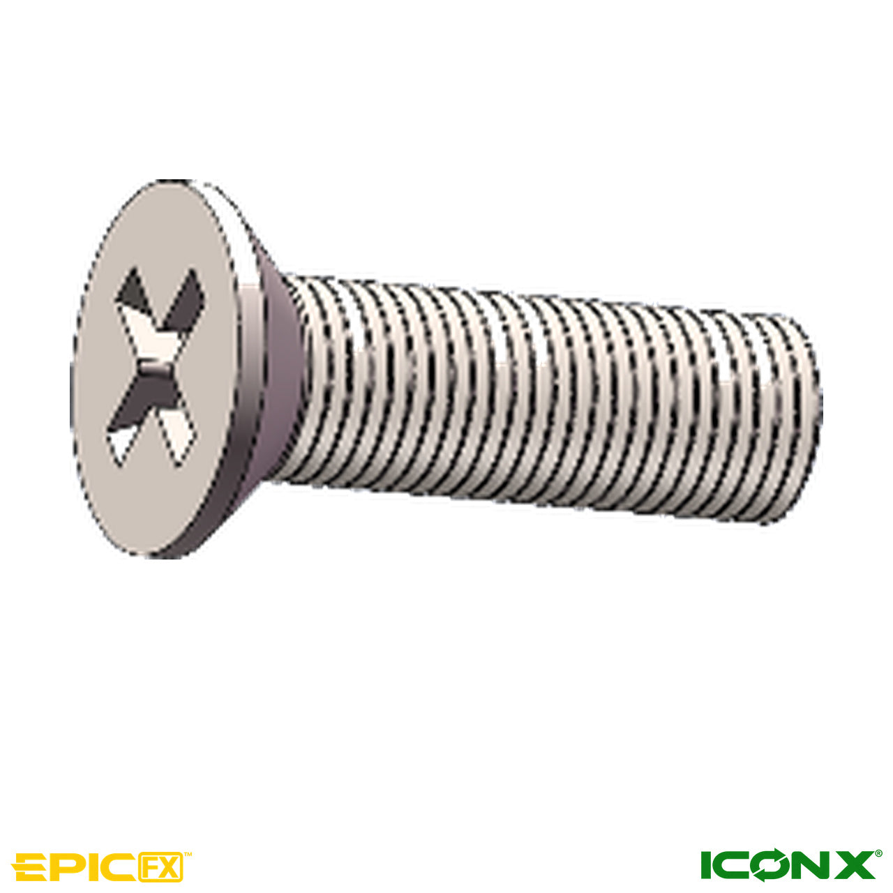 M6 x 20 Phillips Countersunk Screw for ICON X & EPIC FX Golf Carts