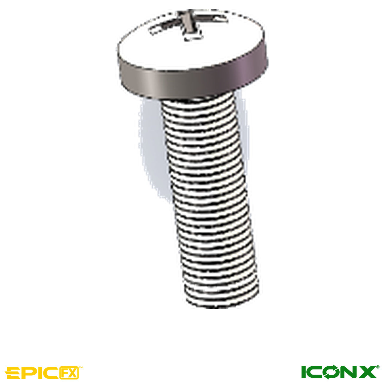 M6 x 35 Phillips Stainless Screw for ICON i40FX & EPIC E40FX Golf Carts