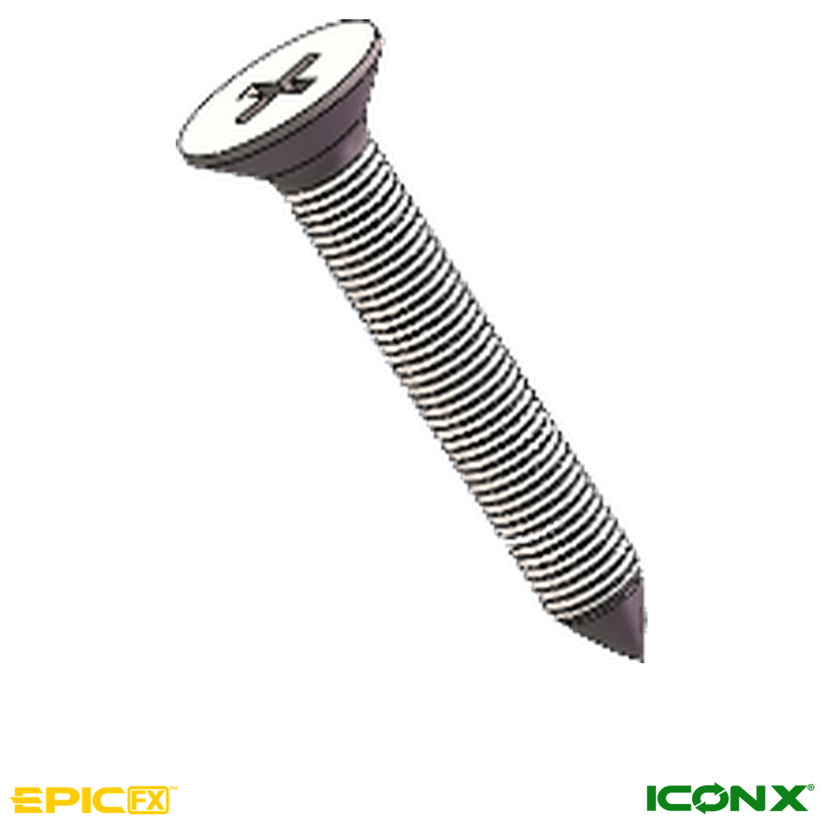 Phillips Countersunk Self-Tapping Screw for ICON i40FX, i60LX & EPIC E40FX, E60FX Golf Carts