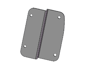 Driver Side (Left) Backrest Mounting Plate for EPIC E20FX, E40FX & E60FX Golf Carts