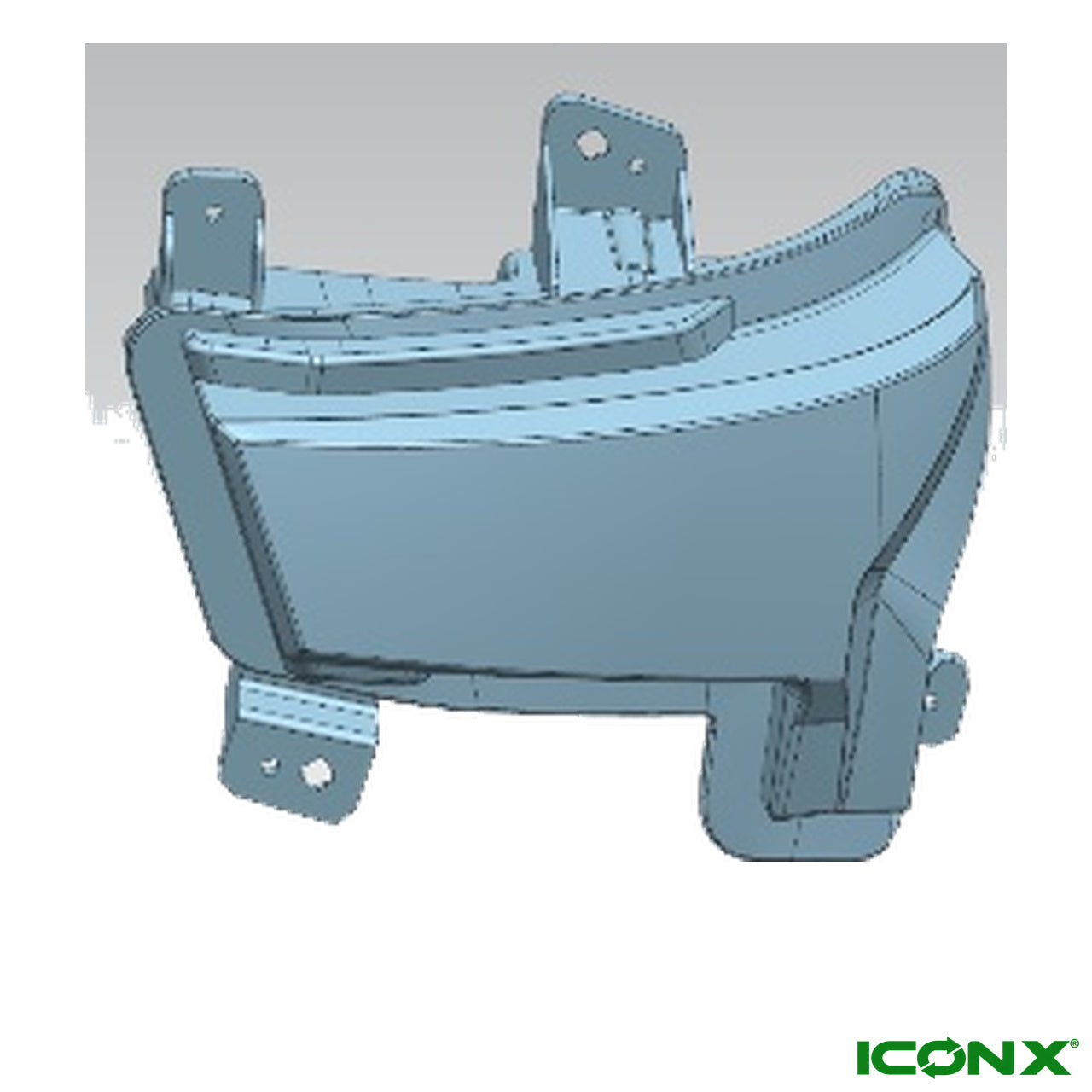Passenger Side (Right) Front Headlight Assembly for ICON X Golf Carts
