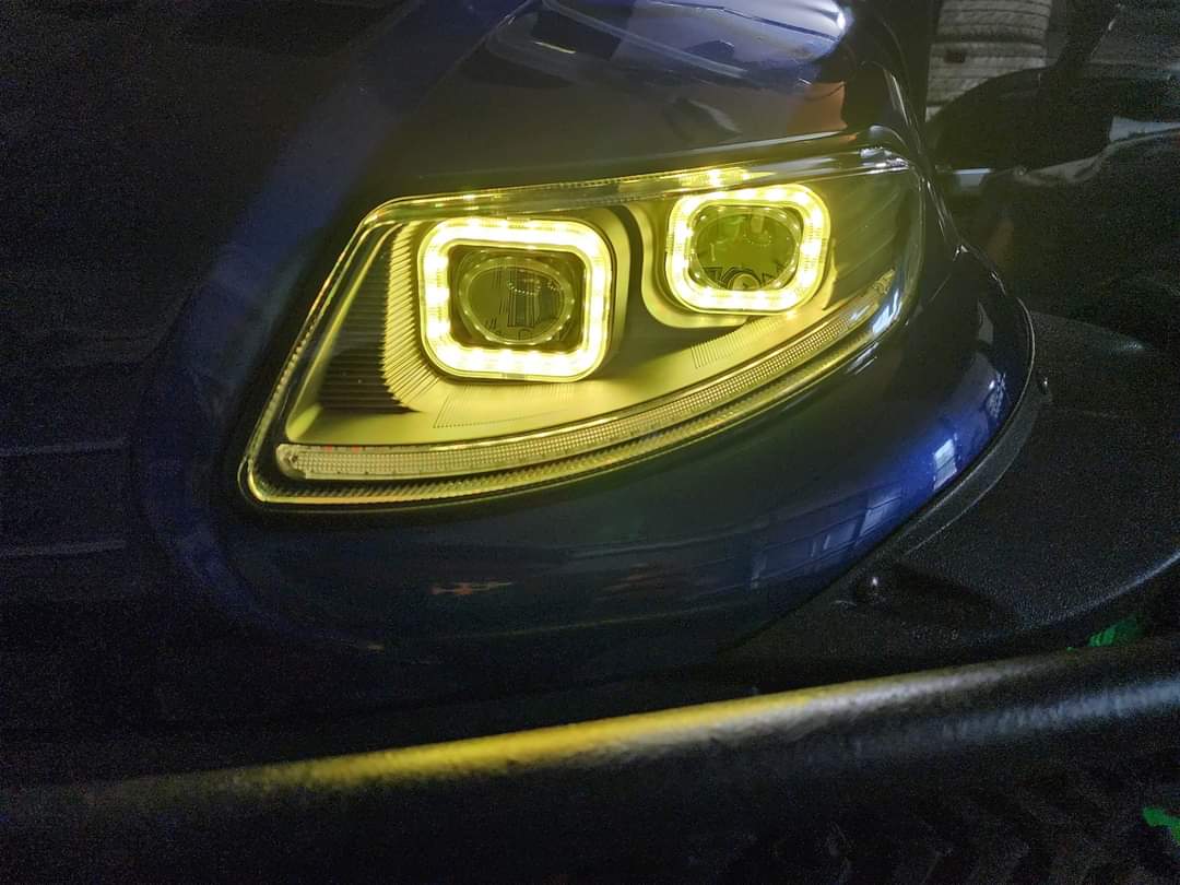 Revenge LED Headlights with RGB Bluetooth Accent Lights for ICON EV Golf Carts (Not for ICON X)