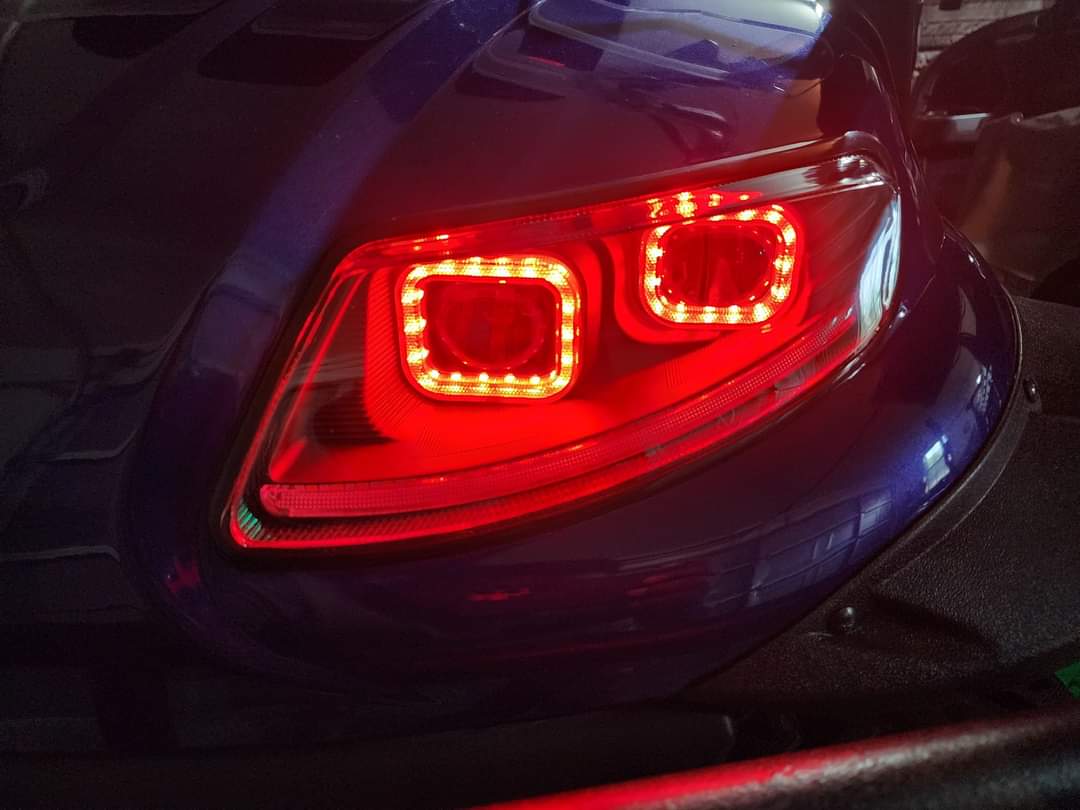 Revenge LED Headlights with RGB Bluetooth Accent Lights for ICON EV Golf Carts (Not for ICON X)