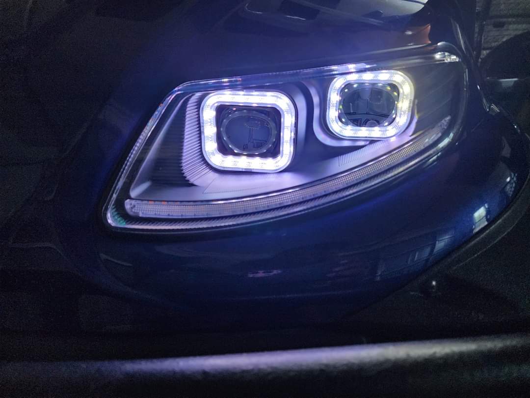 Revenge LED Headlights with RGB Bluetooth Accent Lights for ICON EV Golf Carts (Not for ICON X)
