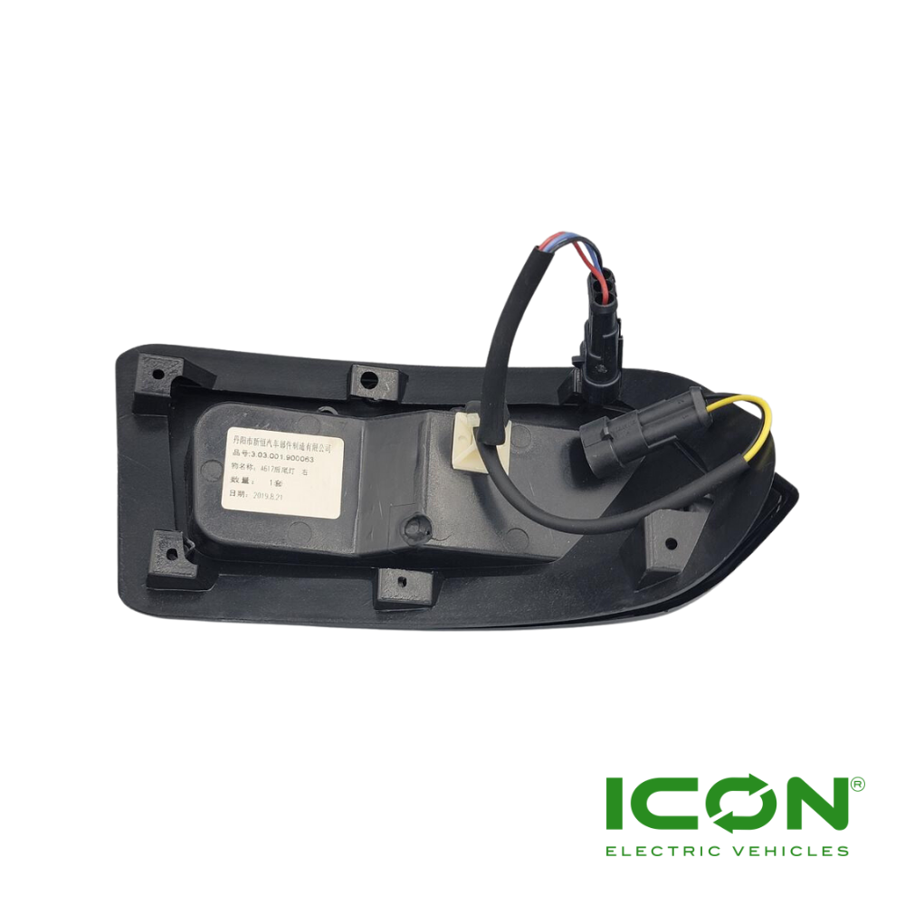 Passenger Side (Right) Rear Taillight for ICON Gas and ICON EV Golf Carts