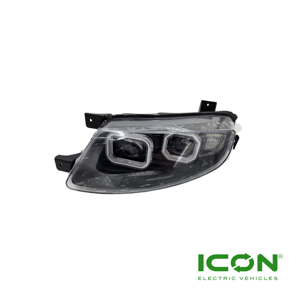 Driver Side (Left) Front Headlight for ICON-HD, ICON Gas and ICON EV Golf Carts