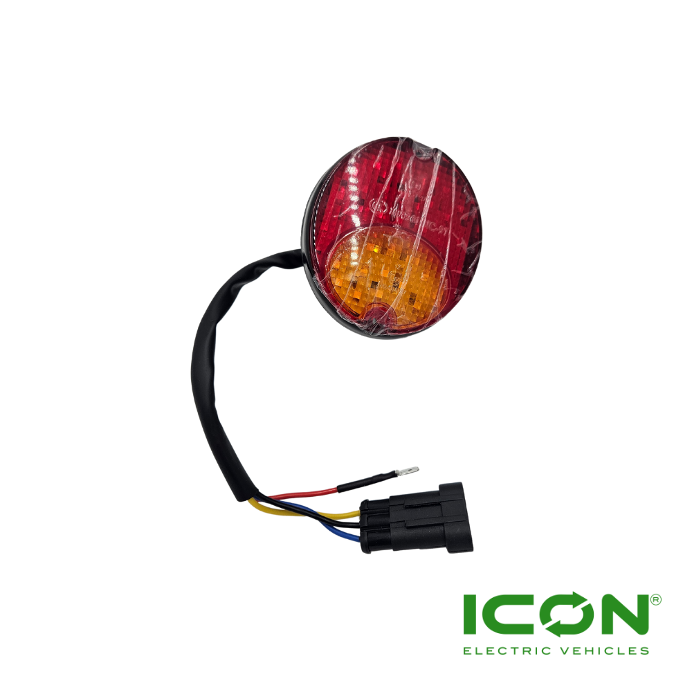 Round Tail Light for ICON Golf Carts