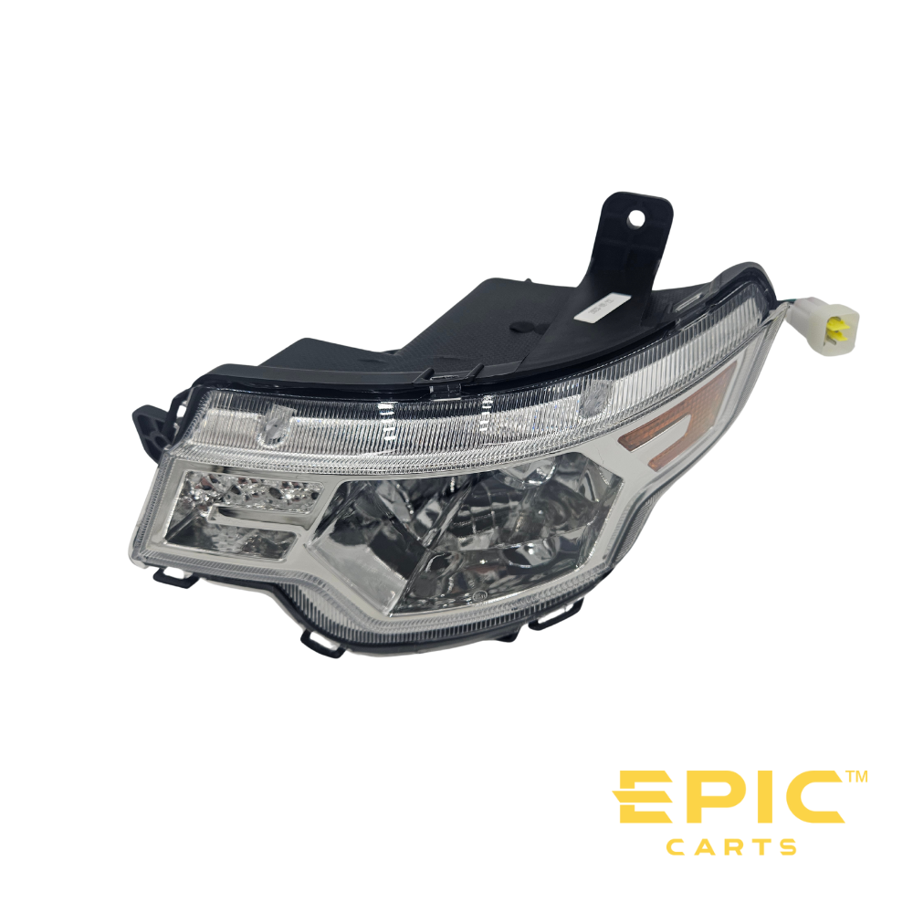 Driver Side (Left) Front Headlight for EPIC E20, E40, E40L, E40FL, E60 & E60L Golf Carts