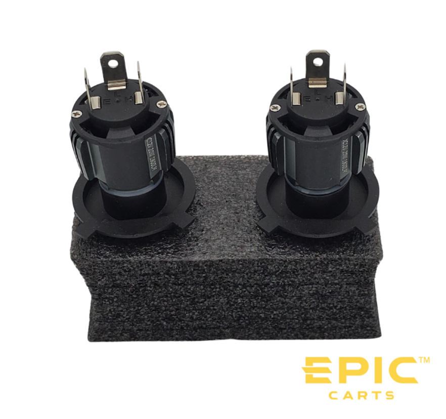 12V LED Headlight Bulb for EPIC E20, E40, E40L, E40FL, E60 & E60L Golf Carts (Newer Models)