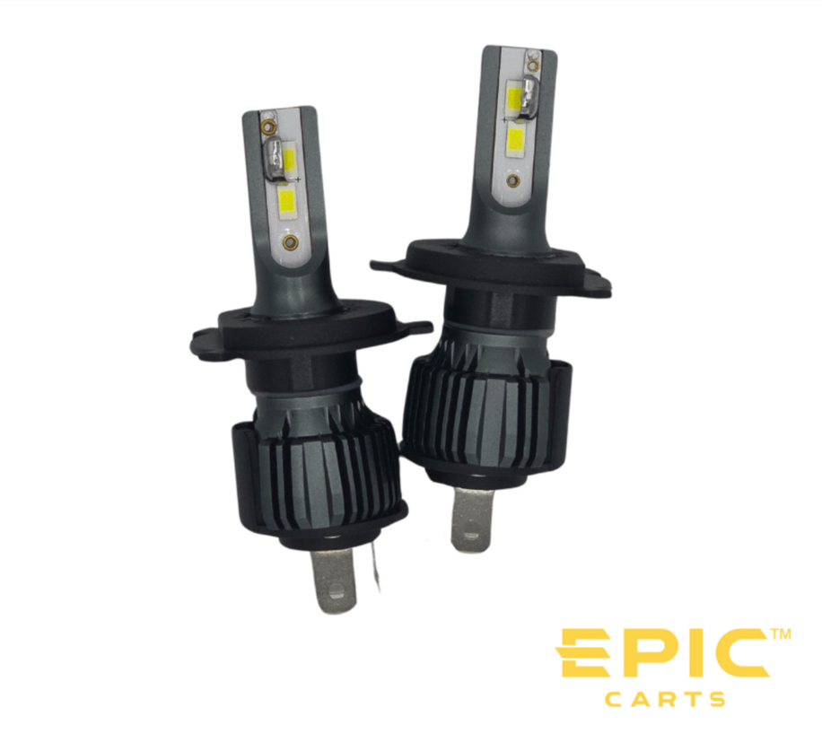 12V LED Headlight Bulb for EPIC E20, E40, E40L, E40FL, E60 & E60L Golf Carts (Newer Models)