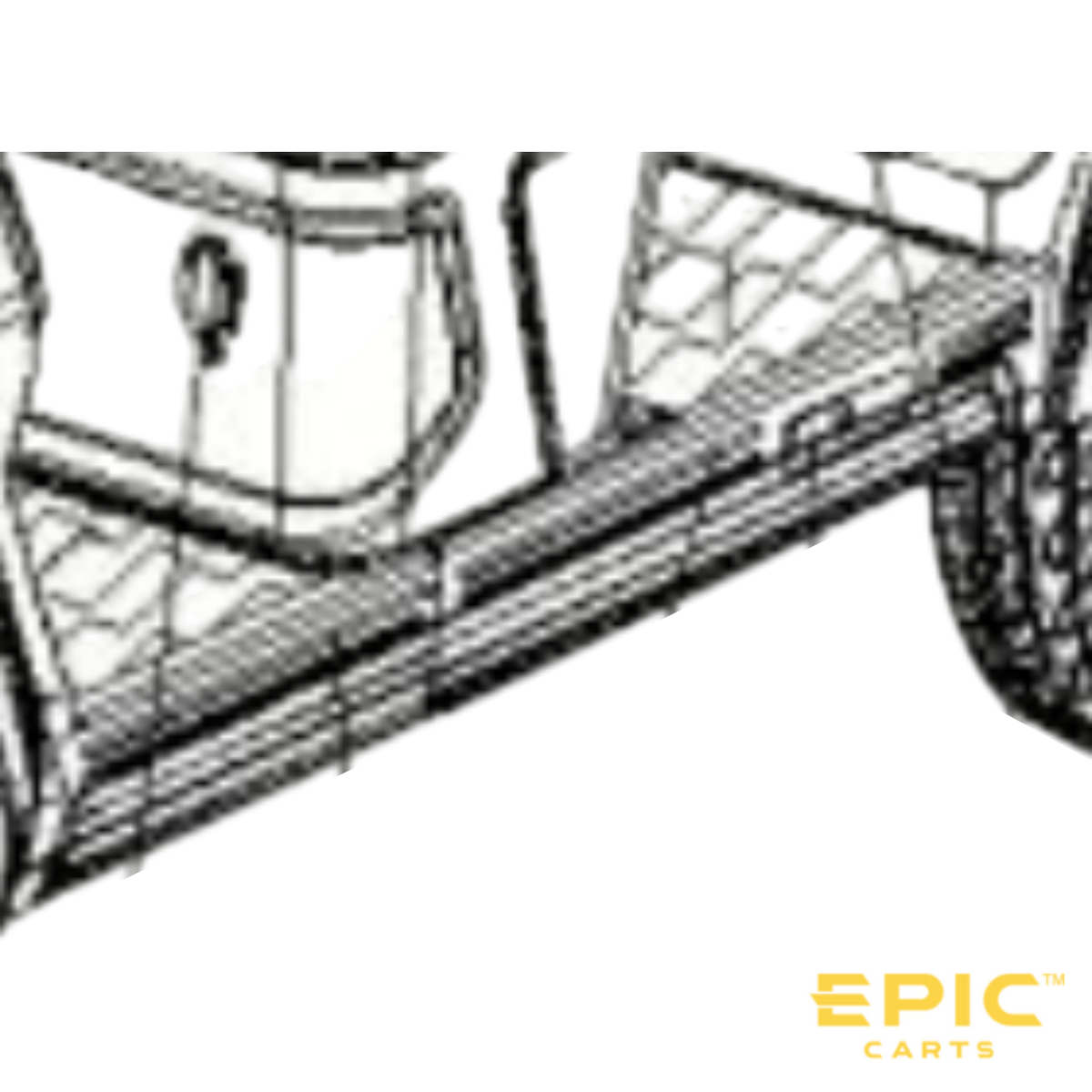 RGB Side Guardrail Light Strip (Front) for EPIC E40FX Golf Carts