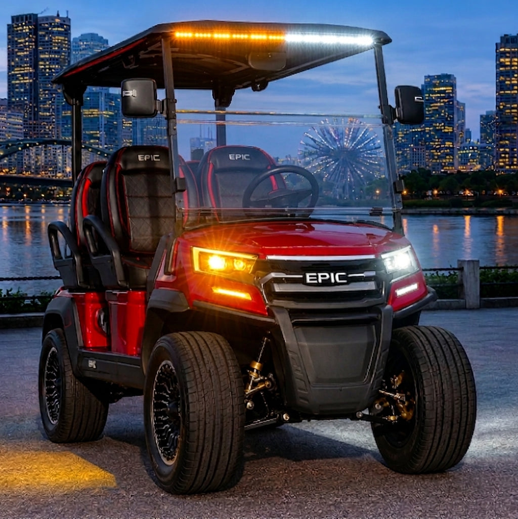 Security Lights Package for EPIC E20FX, E40FX & E60FX Golf Carts