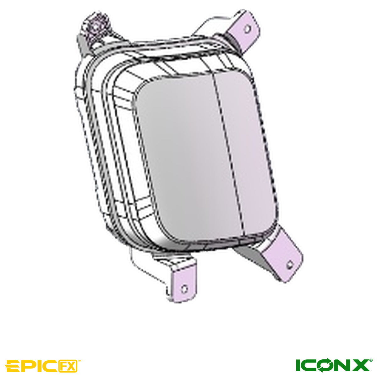 Driver Side (Left) Rear Light Assembly for EPIC FX & ICON X Golf Carts