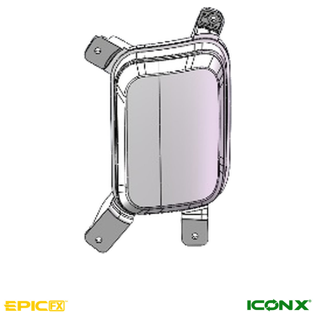 Passenger Side (Right) Rear Light Assembly for EPIC FX & ICON X Golf Carts