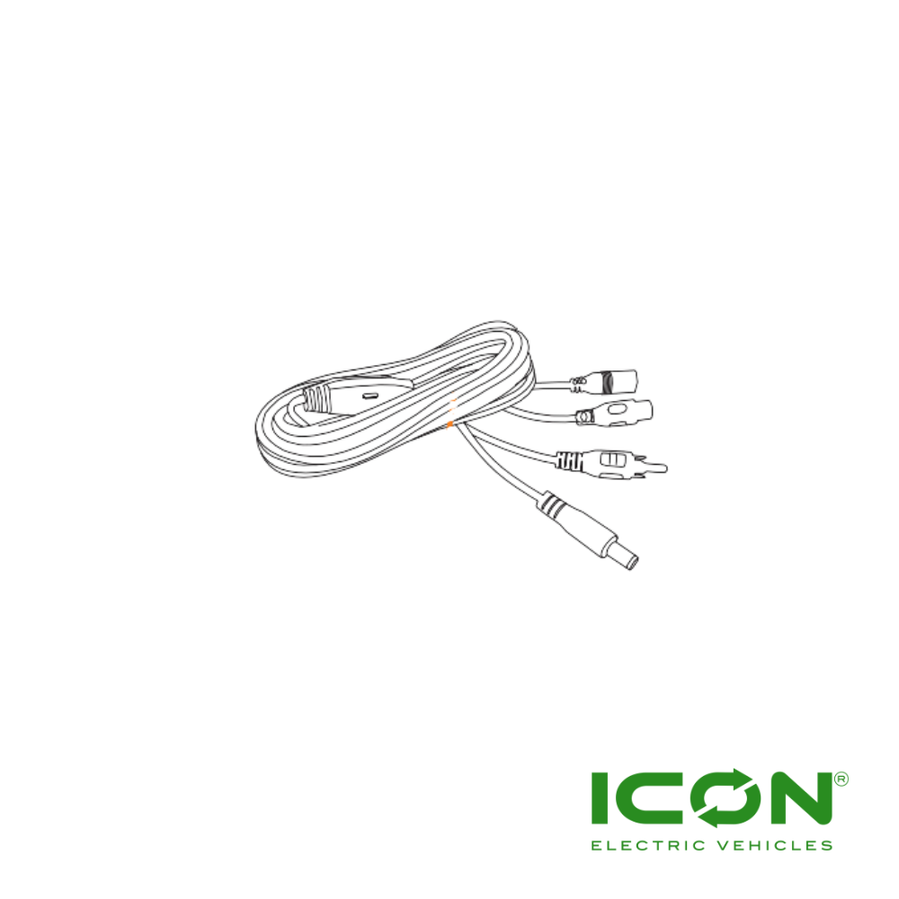 Reversing Camera Cable for ICON Golf Carts