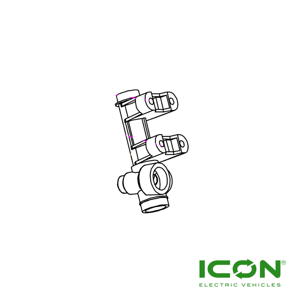 Steering Box Housing for ICON Golf Carts
