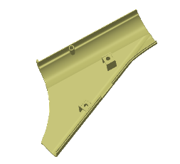 Passenger Side (Right) Steering Column Cover for EPIC FX Golf Carts