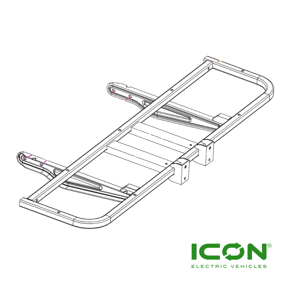 Caddie Platform Bottom Frame for ECO by ICON, ICON Commercial & ICON Gas