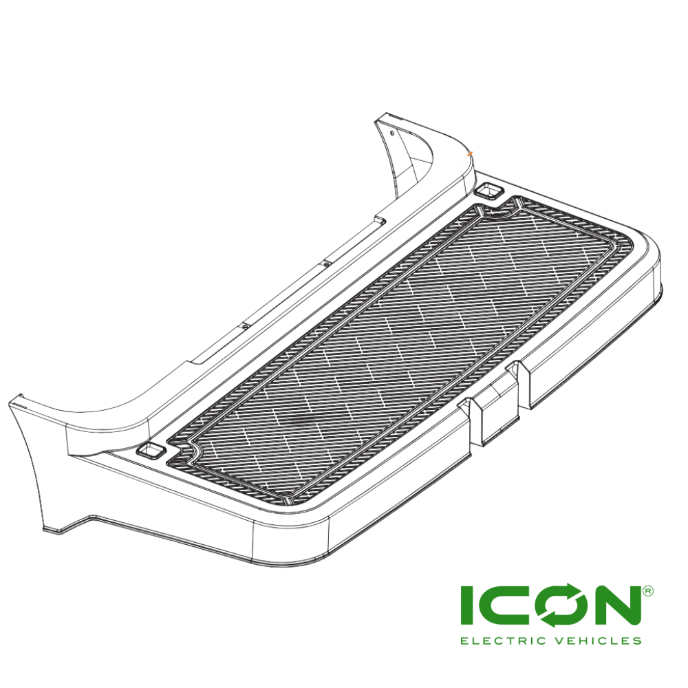 Caddie Platform for ECO by ICON, ICON Commercial & ICON Gas Golf Carts
