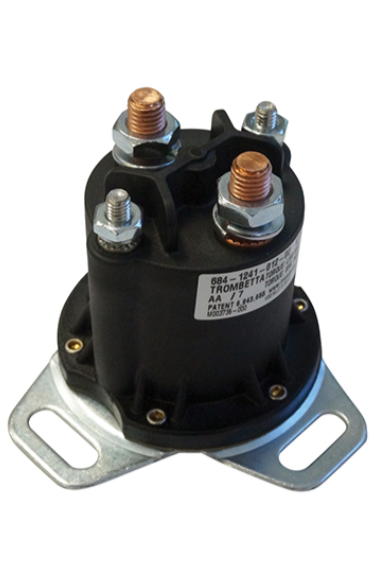 Solenoid, 12V 4 Terminal Copper, Club Car Gas 1984+ (Different Footprint)