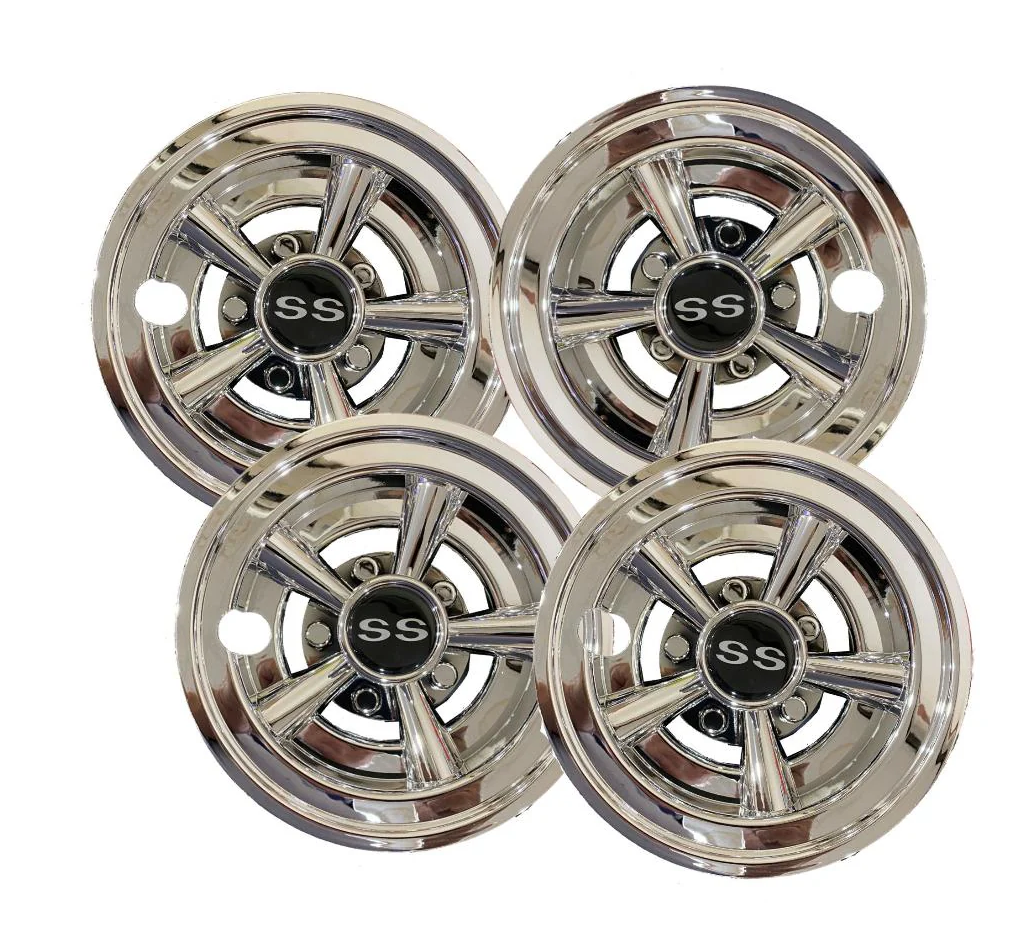 SS CHROME WHEEL COVER - SET OF (4)