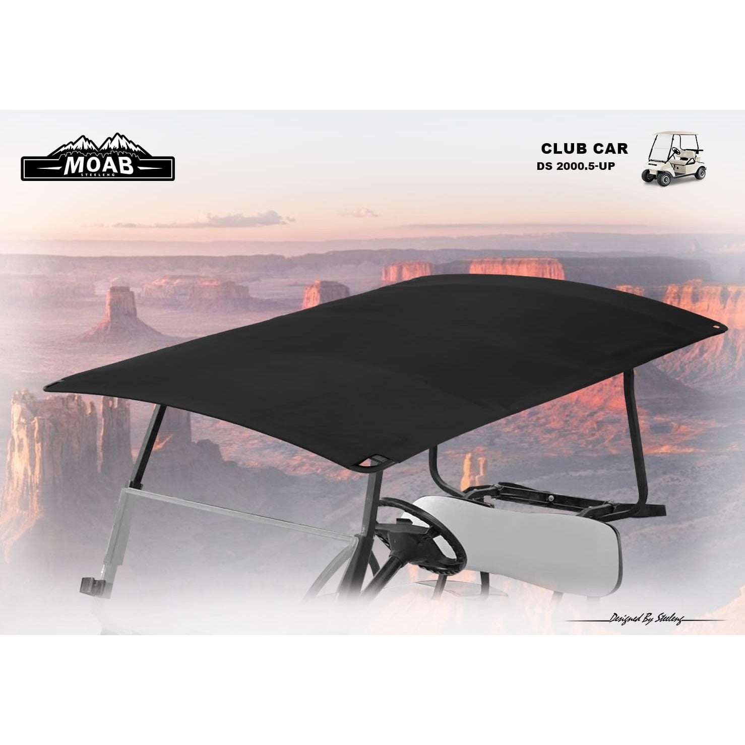 RFDS01 – MOAB Canvas Roof 86” for Club Car DS (2001.5-up)