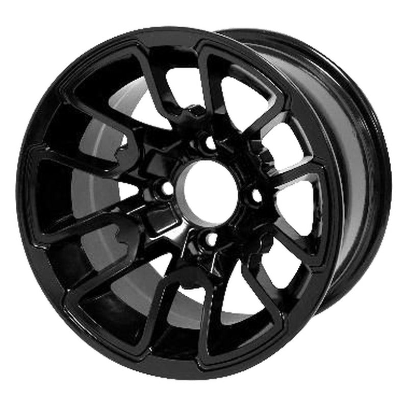 WH1214 – SGC 12″ Lizard Glossy Black Wheel – Aluminum Alloy