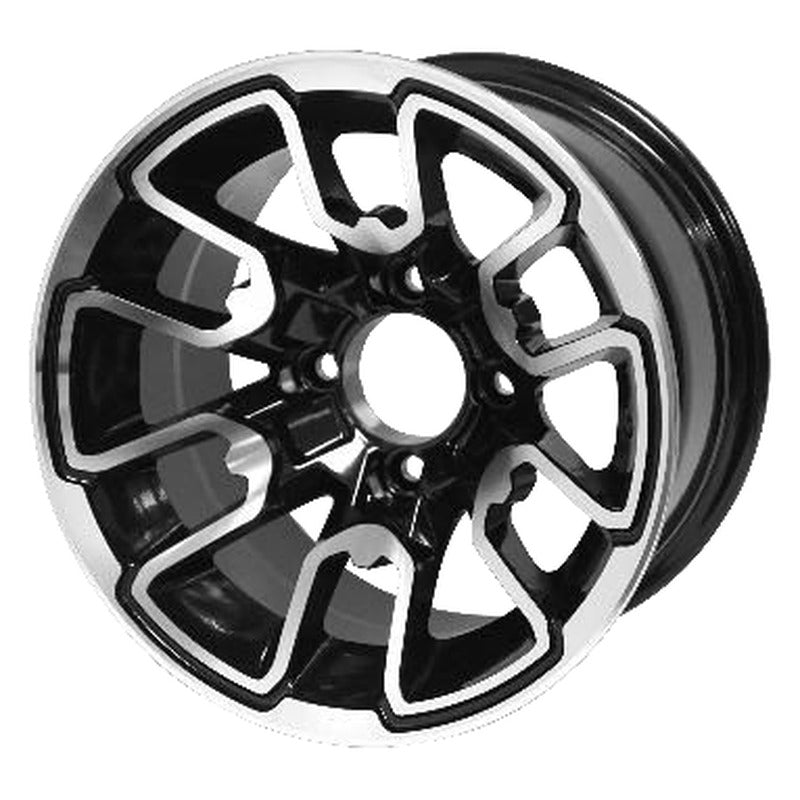WH1215 – SGC 12″ Lizard Machined/Black Wheel – Aluminum Alloy