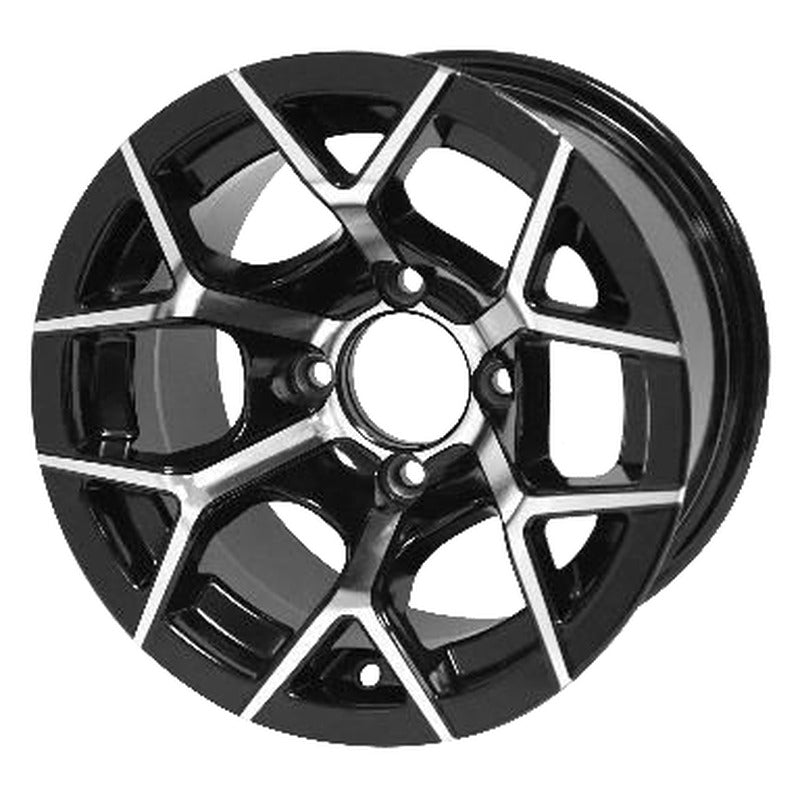 WH1226 – SGC 12″ Rally Machined/Black Wheel – Aluminum Alloy