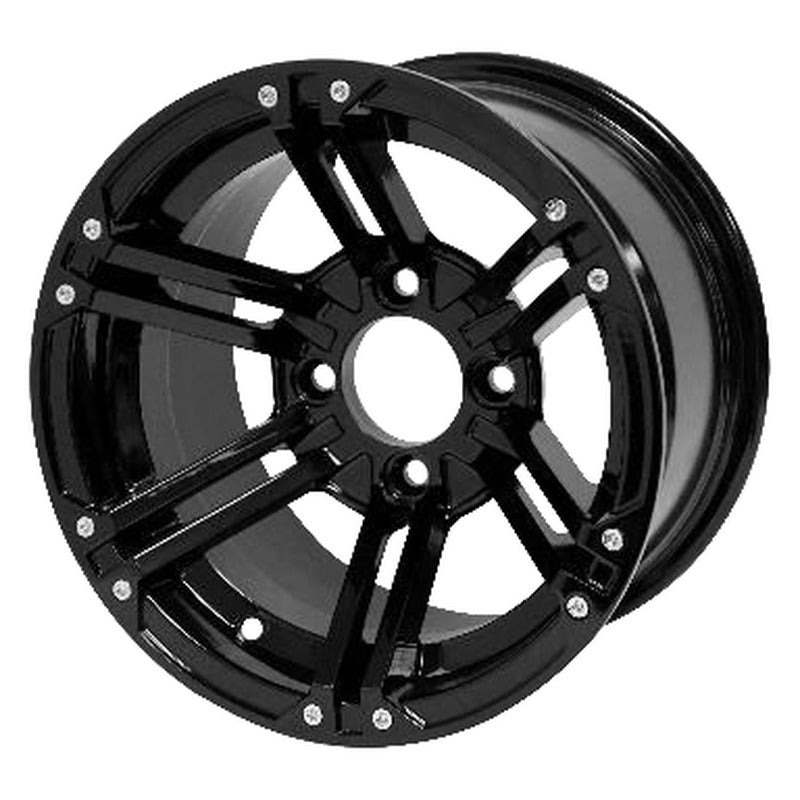 WH1236 – SGC 12″ Terminator Glossy Black Wheel – Aluminum Alloy