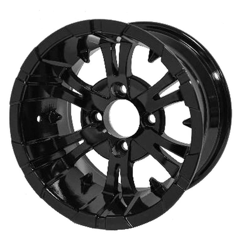 WH1242 – SGC 12″ Vampire Glossy Black Wheel – Aluminum Alloy