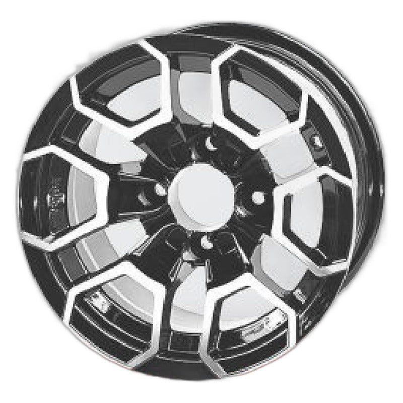 WH1271 – SGC 12″ Talon Machined/Black Wheel – Aluminum Alloy